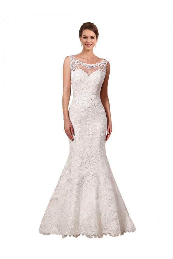 Lace Sweetheart Chapel Train Long Sleeveless Sexy Wedding Dress Norwich