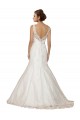Lace V-Neck Chapel Train Cap Sleeves Wedding Dress Norwich
