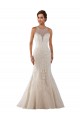 Lace Sweetheart Chapel Train Sleeveless Bridal Gown Norwich