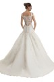 Tulle & Lace Off the Shoulder Sweep Train Sleeveless Wedding Dress Norwich