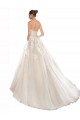 Tulle & Lace Strapless Chapel Train Sleeveless Wedding Dress Norwich