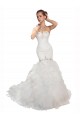 Mermaid Tulle Sweetheart Chapel Train Sleeveless Wedding Dress Norwich
