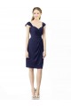 Soft Chiffon Sweetheart Knee Length Cap Sleeves Bridesmaid Dress Norwich