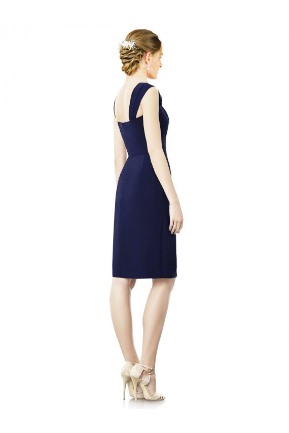 Soft Chiffon Sweetheart Knee Length Cap Sleeves Bridesmaid Dress Norwich