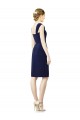 Soft Chiffon Sweetheart Knee Length Cap Sleeves Bridesmaid Dress Norwich
