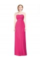 Azalea Soft Chiffon Strapless Long Sleeveless Bridesmaid Dress Norwich