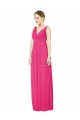 V-Back Azalea Soft Chiffon V-Neck Long Sleeveless Bridesmaid Dress Norwich