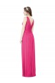 V-Back Azalea Soft Chiffon V-Neck Long Sleeveless Bridesmaid Dress Norwich