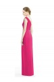 Azalea Soft Chiffon One Shoulder Long Sleeveless Bridesmaid Dress Norwich