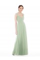 Sage Soft Chiffon Sweetheart Long Cap Sleeves Formal Dress / Bridesmaid Dress Norwich