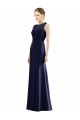 Soft Chiffon & Lace Illusion Neck Long Sleeveless Bridesmaid Dress Norwich