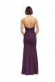 Grape Soft Chiffon Sweetheart Long Sleeveless Bridesmaid Dress Norwich