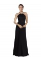 Keyhole Back Soft Chiffon & Lace Halter Neck Long Sleeveless Bridesmaid Gown Norwich