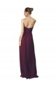 Grape Soft Chiffon Sweetheart Long Sleeveless Bridesmaid Dress / Formal Dress Norwich