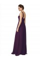 Soft Chiffon Spaghetti Straps Sweep Train Sleeveless Bridesmaid Dress Norwich