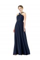 Princess Chiffon V-Neck Long Sleeveless Bridesmaid Gowns Norwich