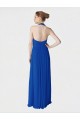 Soft Chiffon Halter Neck Long Sleeveless Evening Dress / Bridesmaid Dress Norwich