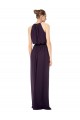 Pink Chiffon Spaghetti Straps Long Sleeveless Bridesmaid Dress Norwich