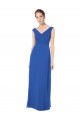 V-Back Soft Chiffon Off the Shoulder Long Sleeveless Bridesmaid Dresses Norwich