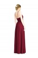 Open Back Chiffon Halter Neck Long Sleeveless Formal Dress / Bridesmaid Dress Norwich