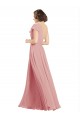 Bliss Pink Chiffon One Shoulder Long Sleeveless Bridesmaid Dress / Evening Dress Norwich