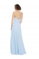 Soft Chiffon Halter Neck Long Sleeveless Wedding Party Dress Norwich