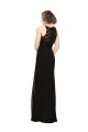 Soft Chiffon & Lace High Neck Long Sleeveless Bridesmaid Dress Norwich