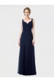 Low Back Lxue Chiffon Sweetheart Long Sleeveless Bridesmaid Dress Norwich