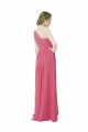 Mint Green Soft Chiffon One Shoulder Long Sleeveless Bridesmaid Dress Norwich