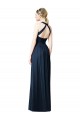 Keyhole Back Chiffon Halter Neck Long Sleeveless Bridesmaid Dresses Norwich