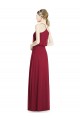 Soft Chiffon V-Neck Long Sleeveless Evening Gowns / Bridesmaid Dress Norwich