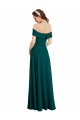 Hunter Soft Chiffon Off the Shoulder Long Cap Sleeves Bridesmaid Dress Norwich