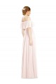 Soft Chiffon Off the Shoulder Long Sleeveless Formal Bridesmaid Dress Norwich