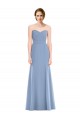 Mermaid Soft Chiffon Sweetheart Long Sleeveless Bridesmaid Dress Norwich