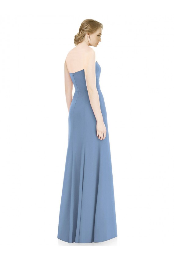 Mermaid Soft Chiffon Sweetheart Long Sleeveless Bridesmaid Dress Norwich
