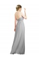 Low Back Soft Chiffon Sweetheart Long Sleeveless Bridesmaid Dresses Norwich