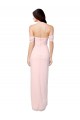 Soft Chiffon Off the Shoulder Sleeveless High Low Bridesmaid Dress Norwich