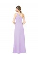 Lilac Soft Chiffon One Shoulder Long Sleeveless Formal Evening Gown / Bridesmaid Dress Norwich
