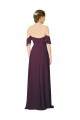 Soft Chiffon Sweetheart Long Cold Shoulder Formal Dress / Bridesmaid Dress Norwich