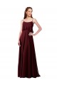 Chiffon Spaghetti Straps Long Sleeveless Bridesmaid Gowns Norwich