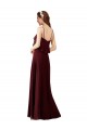 Chiffon Spaghetti Straps Long Sleeveless Bridesmaid Gowns Norwich