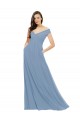 Chiffon Off the Shoulder Long Sleeveless Bridesmaid Dress / Evening Gowns Norwich