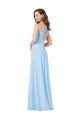 Keyhole Back Chiffon Spaghetti Straps Long Sleeveless Formal Dress / Bridesmaid Dress Norwich