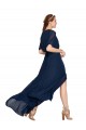Soft Chiffon V-Neck Long Flutter Sleeves Bridesmaid Dress / Formal Dress Norwich