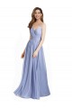 Open Back Chiffon & Lace Sweetheart Long Sleeveless Bridesmaid Dress / Evening Dress Norwich