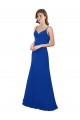 Low Back Soft Chiffon Sweetheart Long Sleeveless Evening Dress / Bridesmaid Dress Norwich