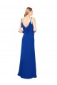 Low Back Soft Chiffon Sweetheart Long Sleeveless Evening Dress / Bridesmaid Dress Norwich