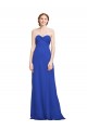Soft Chiffon Sweetheart Long Sleeveless Bridesmaid Gown Norwich