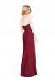 Desert Rose Soft Chiffon Sweetheart Long Sleeveless Bridesmaid Dress Norwich
