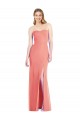 Desert Rose Soft Chiffon Sweetheart Long Sleeveless Bridesmaid Dress Norwich